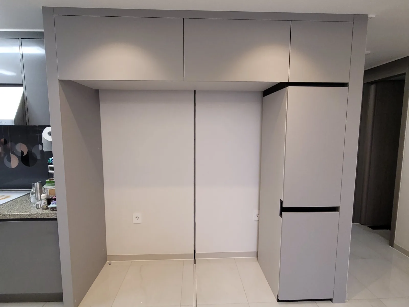 오산 인근 권역 냉장고장 견적상담 시공 완성 참고 사진